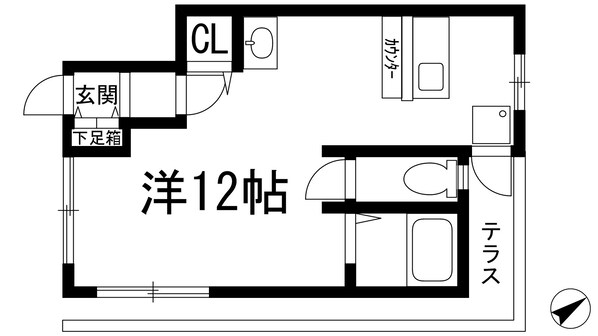 奥野邸の物件間取画像